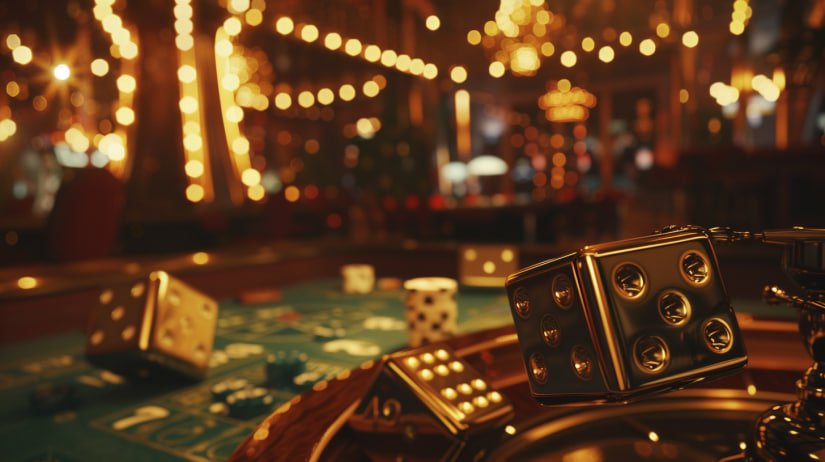 Meja Caribbean Stud Poker di nagahoki303 dengan antarmuka pemain